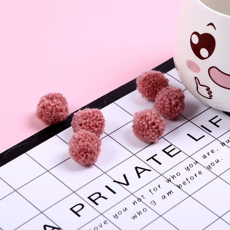 Spot supply cashmere ball teddy ball color wool ball clothing accessories can be customized manufacturers direct