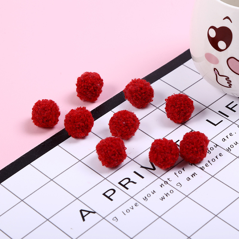 Spot supply cashmere ball teddy ball color wool ball clothing accessories can be customized manufacturers direct