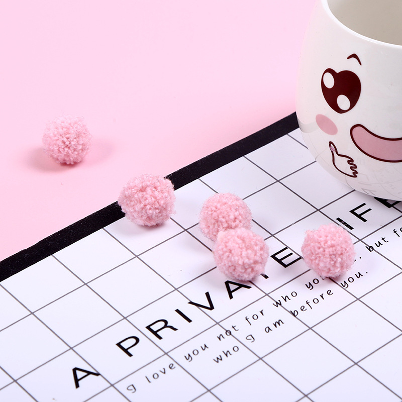 Spot supply cashmere ball teddy ball color wool ball clothing accessories can be customized manufacturers direct