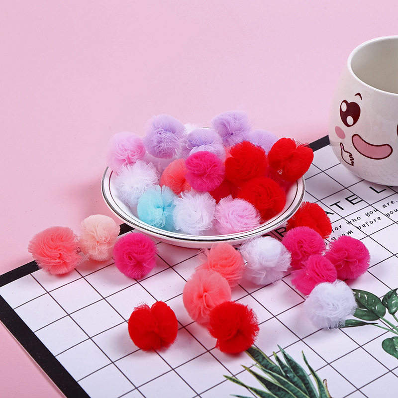 .net wool ball, Net yarn ball earrings accessories Net cloth plush ball multi - color wool ball manufacturers direct sales .net wool ball, Net yarn ball earrings accessories Net cloth plush ball multi - color wool ball manufacturers direct sales