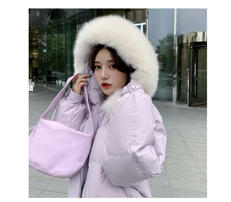 down Cotton-Padded Jacket Women's Mid-Length 2021 Winter New Korean Style Big Fur Collar Thickened Ultralong Overknee Cotton-Padded Coat down Cotton-Padded Jacket Women's Mid-Length 2021 Winter New Korean Style Big Fur Collar Thickened Ultralong Overknee Cotton-Padded Coat