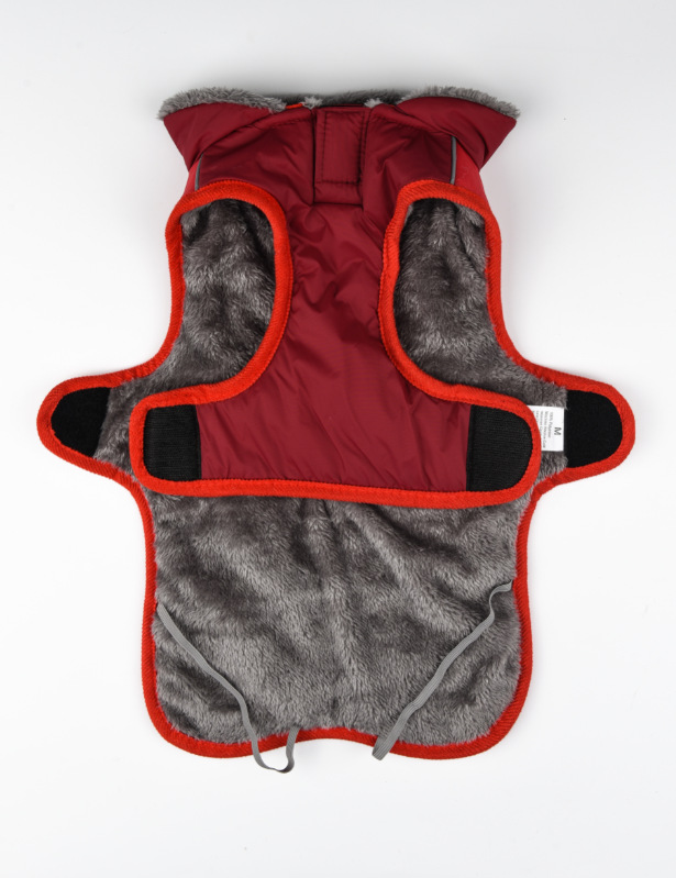 Fur Collar Dog Clothes Pet Clothes Autumn and Winter Reflective Waterproof Dog Quilted Cotton Cloth New Style Pet Fur Collar Dog Clothes Pet Clothes Autumn and Winter Reflective Waterproof Dog Quilted Cotton Cloth New Style Pet