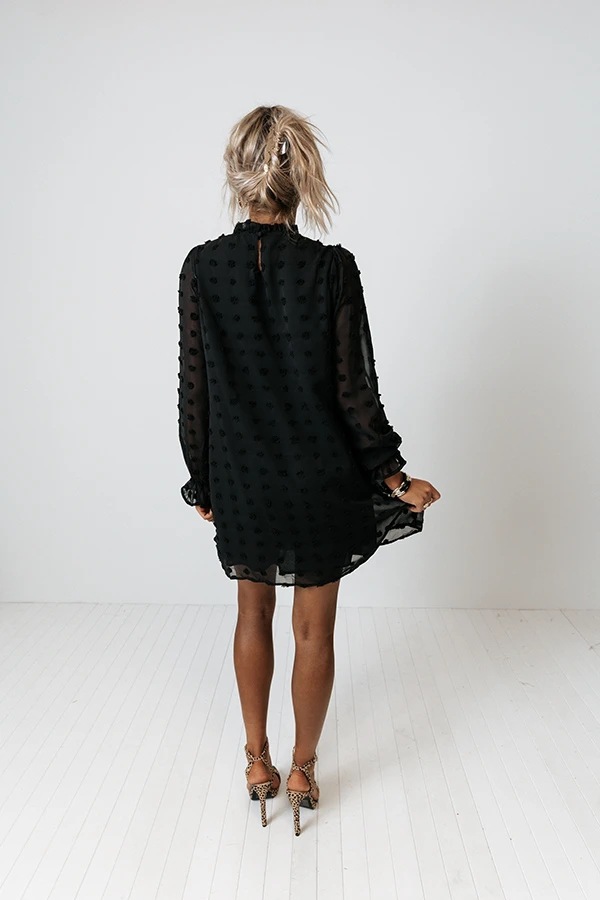 2021 Europe and America Cross Border Amazon Autumn and Winter Lace Collar Puff Sleeve Chiffon Embroidered Fur Ball Dress Dress for Women 2021 Europe and America Cross Border Amazon Autumn and Winter Lace Collar Puff Sleeve Chiffon Embroidered Fur Ball Dress Dress for Women