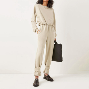 Korean Style Loose plus Size Knitwear Women's Clothing 2021 Autumn and Winter New Small Stand Collar Stitching Haima Fur Pullover Sweater Fashion