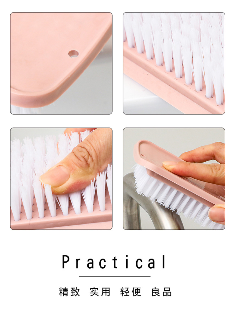 Household Soft Fur Clothes Cleaning Brush Plastic Large Flat Scrubbing Brush Clothes Collar Cuff Cleaning Brush Shoes Scrubbing Brush Shoe Brush