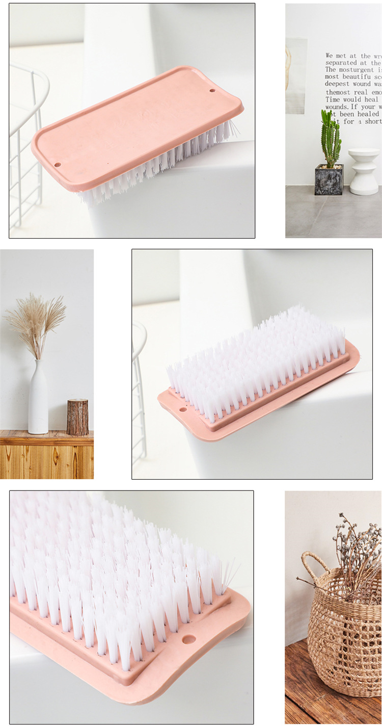 Household Soft Fur Clothes Cleaning Brush Plastic Large Flat Scrubbing Brush Clothes Collar Cuff Cleaning Brush Shoes Scrubbing Brush Shoe Brush