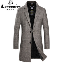 Winter Woolen Coat Men's Mid-Length Woolen Coat with Fur Collar Overcoat and Trench Coat Wool Overcoat Men's Woolen Coat Men's Thickened Winter Woolen Coat Men's Mid-Length Woolen Coat with Fur Collar Overcoat and Trench Coat Wool Overcoat Men's Woolen Coat Men's Thickened
