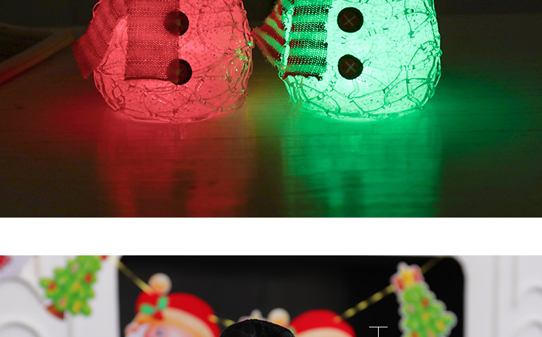 XM-6106 Sequin Brushed Snowman European Christmas Snowman Xinqite Electronic Products LED Night Light Ambience Light
