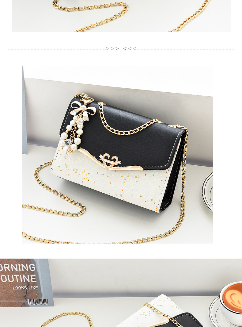 One Piece Dropshipping Bag Women's Bag Wholesale Messenger Bag Sequin Shoulder Bag Korean Style Women's Shoulder Bag Mobile Phone Bag Coin Purse