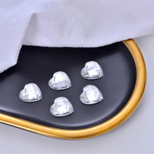 Resin Bottoming Drill AB Color Oval Mold Hole Clothing Wedding Dress Dress Hexiu Embroidery Sequin DIY Hand Sewing Drill