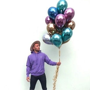Confetti Balloon12-Inch Paper Scrap Balloon round Sequin Balloon Transparent Rose Gold Paper Scrap Latex Ball