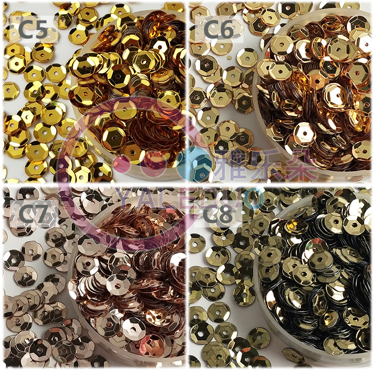 6mm Curved round Middle Hole Sequins DIY Ornament Amblyopia Training String Perforated Sequin Clothing Material 6mm Curved round Middle Hole Sequins DIY Ornament Amblyopia Training String Perforated Sequin Clothing Material