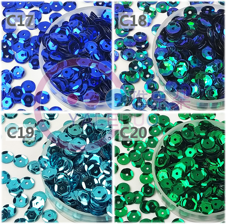 6mm Curved round Middle Hole Sequins DIY Ornament Amblyopia Training String Perforated Sequin Clothing Material 6mm Curved round Middle Hole Sequins DIY Ornament Amblyopia Training String Perforated Sequin Clothing Material