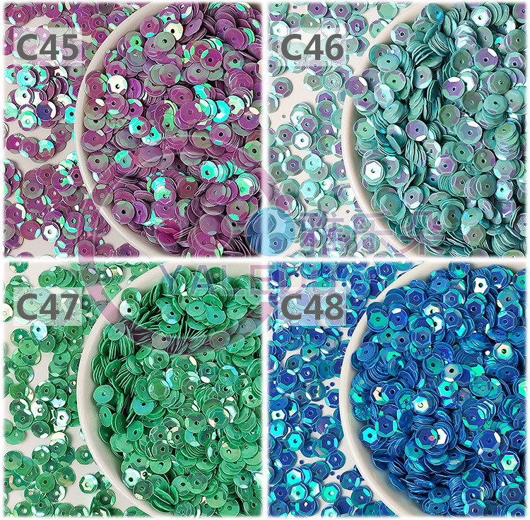 6mm Curved round Middle Hole Sequins DIY Ornament Amblyopia Training String Perforated Sequin Clothing Material 6mm Curved round Middle Hole Sequins DIY Ornament Amblyopia Training String Perforated Sequin Clothing Material