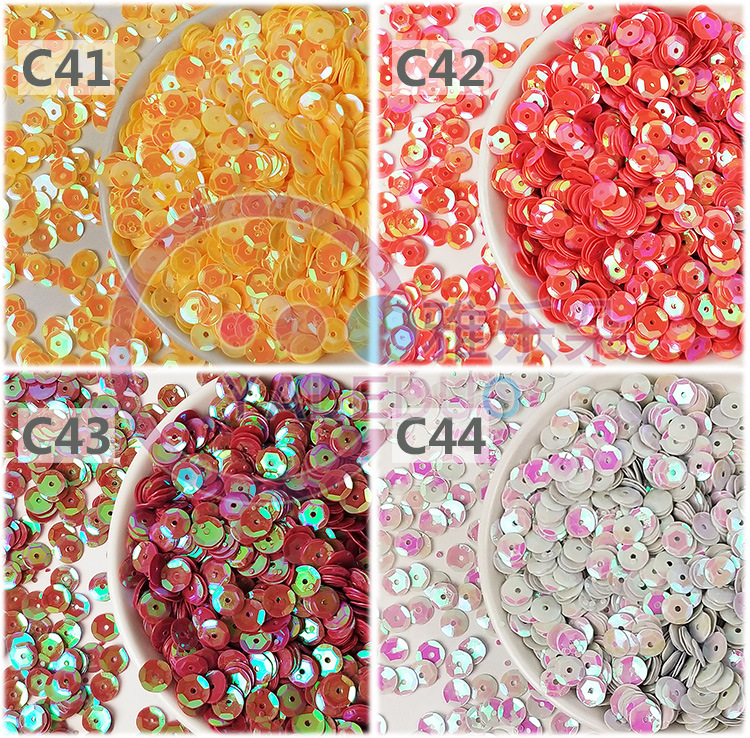 6mm Curved round Middle Hole Sequins DIY Ornament Amblyopia Training String Perforated Sequin Clothing Material 6mm Curved round Middle Hole Sequins DIY Ornament Amblyopia Training String Perforated Sequin Clothing Material