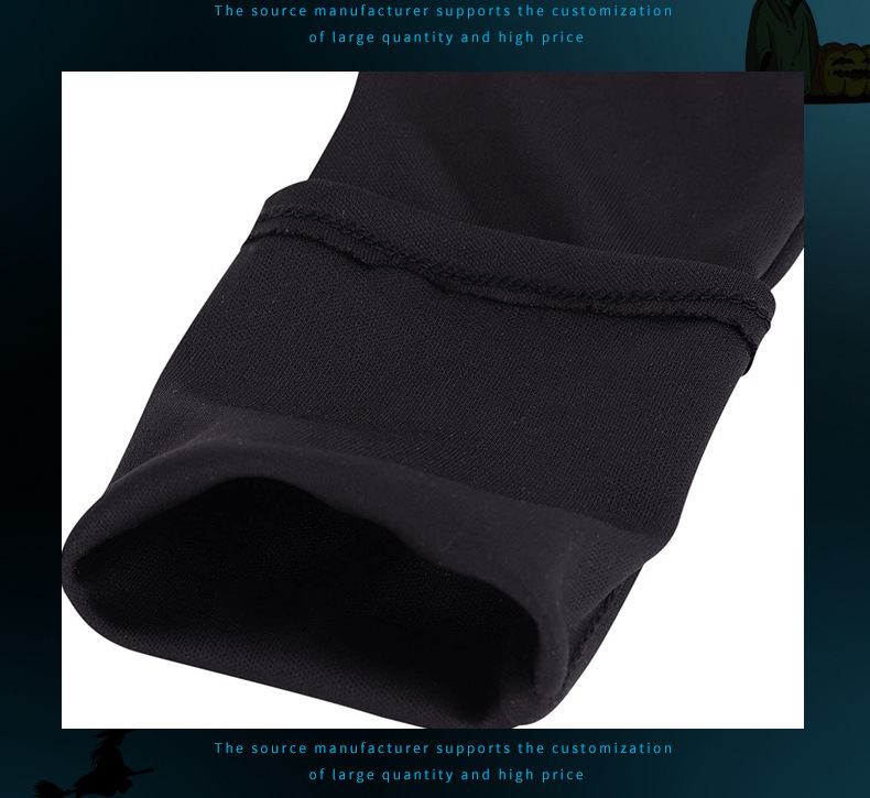 Halloween Claw gloves Nail gloves silver sequin Nail Hollowen Cosplay costume hand sleeve