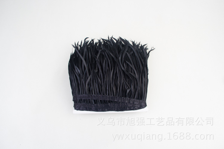 Manufacturer 13-15 cm bird hair silk plus cloth edge ostrich hair silk lace ostrich hair plus ribbon 2-139