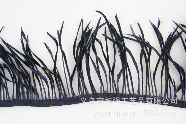 Manufacturer 13-15 cm bird hair silk plus cloth edge ostrich hair silk lace ostrich hair plus ribbon 2-139