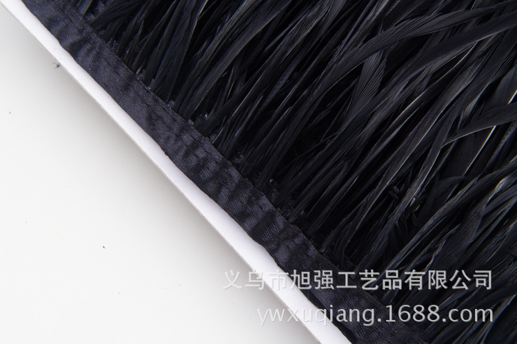 Manufacturer 13-15 cm bird hair silk plus cloth edge ostrich hair silk lace ostrich hair plus ribbon 2-139