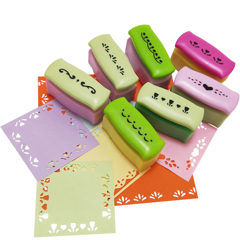 Wholesale: Edge Pattern Knurling Tool Border Craft Punch Lace Cutout Knurling Tool Kindergarten DIY Handmade Material