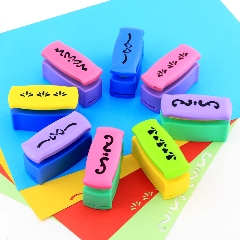 Wholesale: Edge Pattern Knurling Tool Border Craft Punch Lace Cutout Knurling Tool Kindergarten DIY Handmade Material