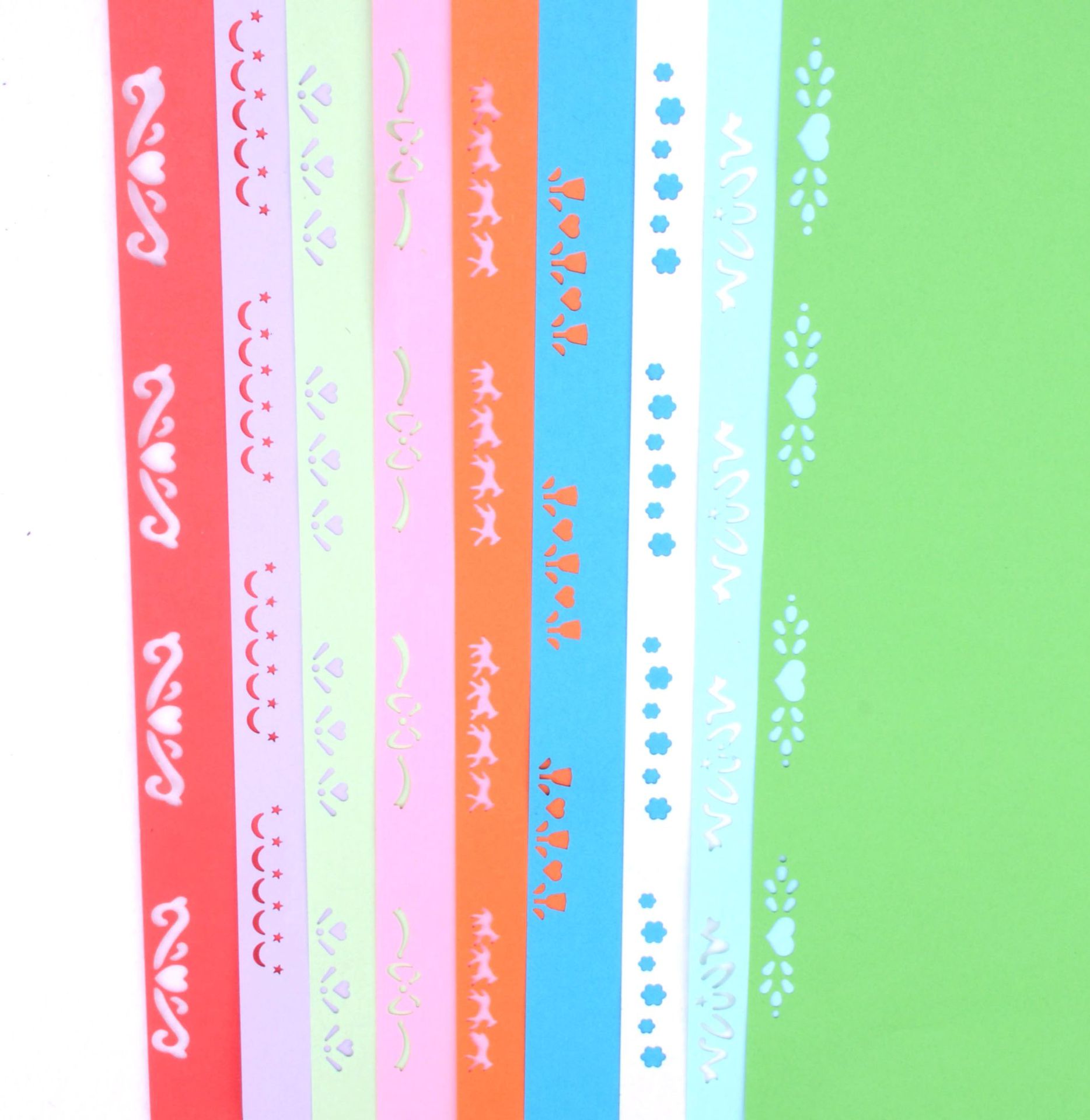 Wholesale: Edge Pattern Knurling Tool Border Craft Punch Lace Cutout Knurling Tool Kindergarten DIY Handmade Material