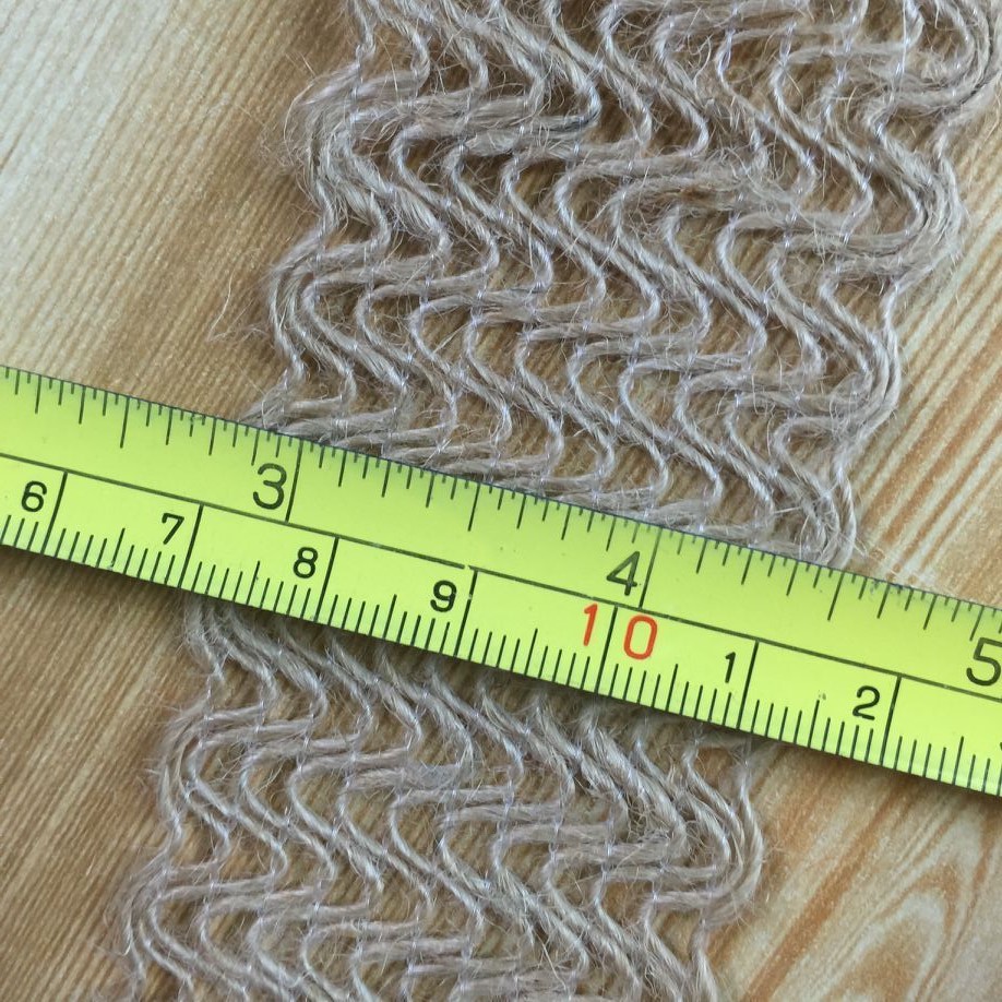 Lace edge linen gift box packaging ribbons bouquet decorative rope high - grade hemp linen roll
