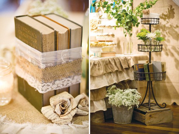 Lace edge linen gift box packaging ribbons bouquet decorative rope high - grade hemp linen roll