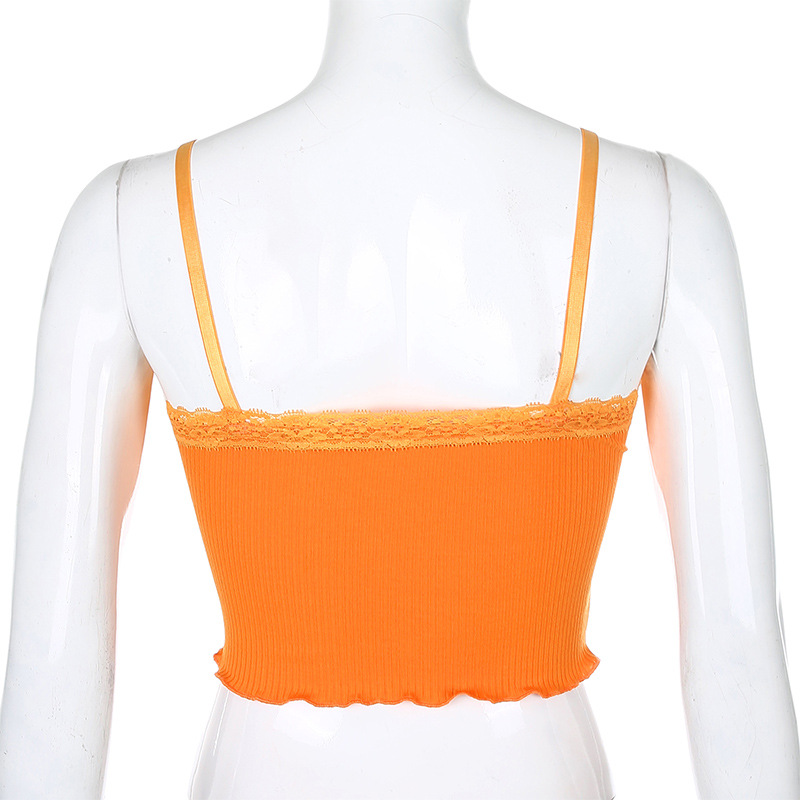 Foreign Trade Hot Style Aliexpress hot selling Sexy Women's Wear Vneck Lace Lace Edge show Thin women with suspenders