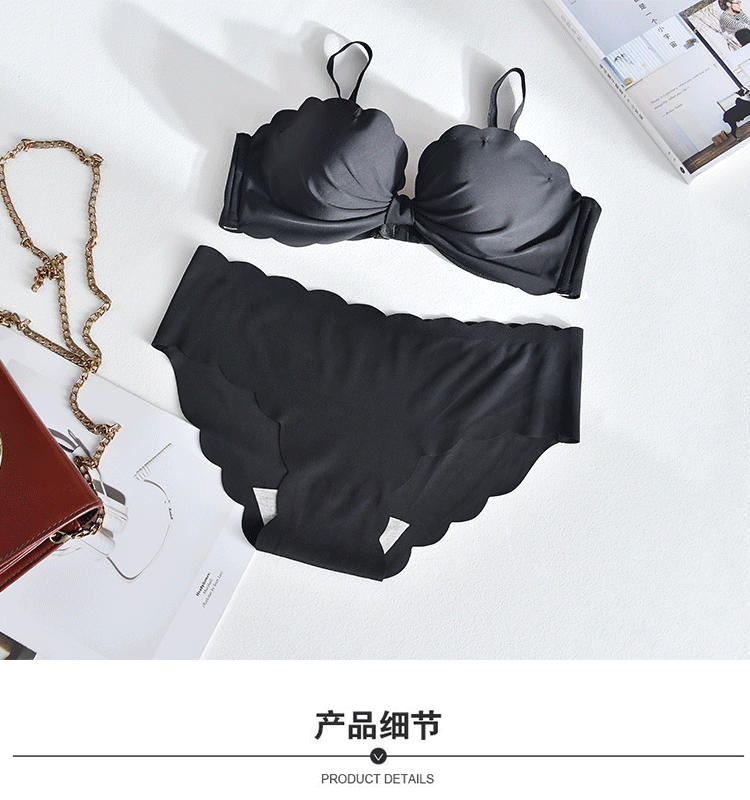 Factory Direct Sales Kasha Bowknot Wave Edge Cross Beauty Back Underwear Women's Half Cup Bra Seamless Wireless Bra Factory Direct Sales Kasha Bowknot Wave Edge Cross Beauty Back Underwear Women's Half Cup Bra Seamless Wireless Bra