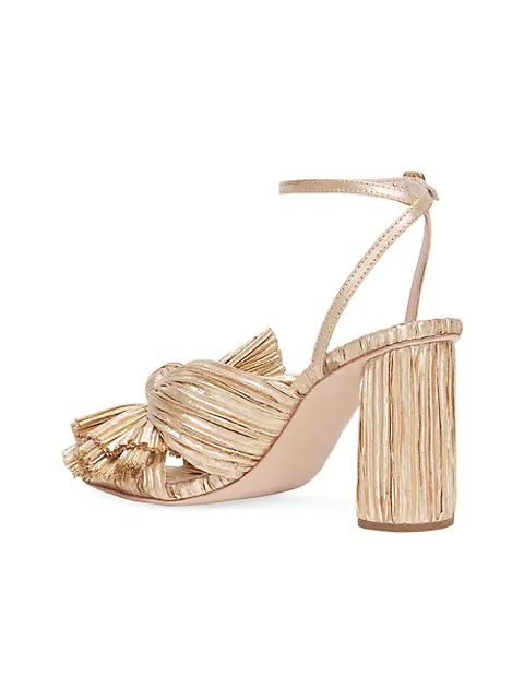 2021 French Foreign Trade Cross-Border New Arrival European and American Fashion Sandals Thick Heel Bowknot Fairy Silk Sandals Retro Fairy Shoes