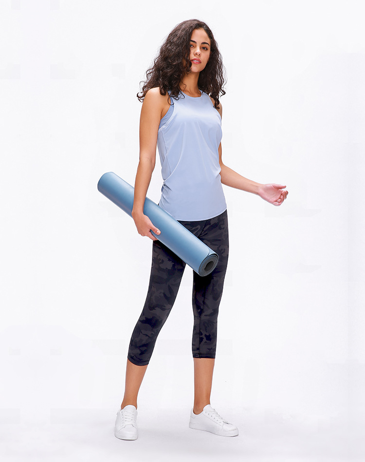 New nude Skin - Friendly Vest Female Bowknot Beautiful back Loose Breathable running Sport Dependent