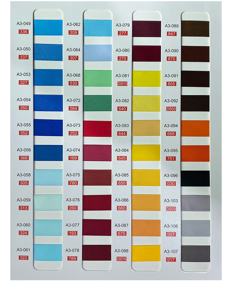 Printing Ribbon  Color Ribbed Band Cake Bouquet Gift Box Strap Color Small Bowknot Ribbon Ribbon Wholesale