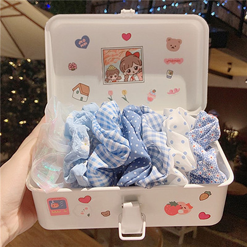 Large Intestine Hair Ring Ins Organza Fairy Hair Accessory Korean JK Plaid Headdress Flower Fabric Bowknot Headband Large Intestine Hair Ring Ins Organza Fairy Hair Accessory Korean JK Plaid Headdress Flower Fabric Bowknot Headband