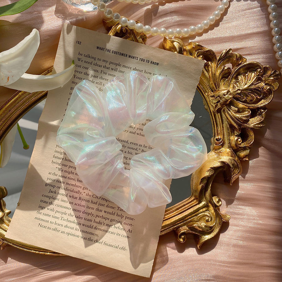Large Intestine Hair Ring Ins Organza Fairy Hair Accessory Korean JK Plaid Headdress Flower Fabric Bowknot Headband Large Intestine Hair Ring Ins Organza Fairy Hair Accessory Korean JK Plaid Headdress Flower Fabric Bowknot Headband