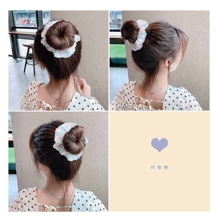 Large Intestine Hair Ring Ins Organza Fairy Hair Accessory Korean JK Plaid Headdress Flower Fabric Bowknot Headband Large Intestine Hair Ring Ins Organza Fairy Hair Accessory Korean JK Plaid Headdress Flower Fabric Bowknot Headband