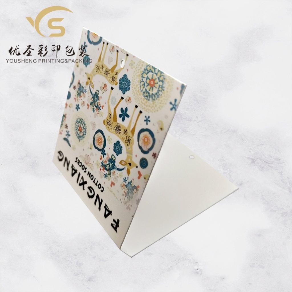 Yousheng Packaging Socks Card Head Socks Label Customization Socks Packaging Paper Card Tag Support Customization