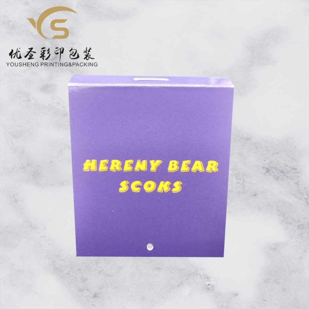Yousheng Packaging Socks Card Head Socks Label Customization Socks Packaging Paper Card Tag Support Customization