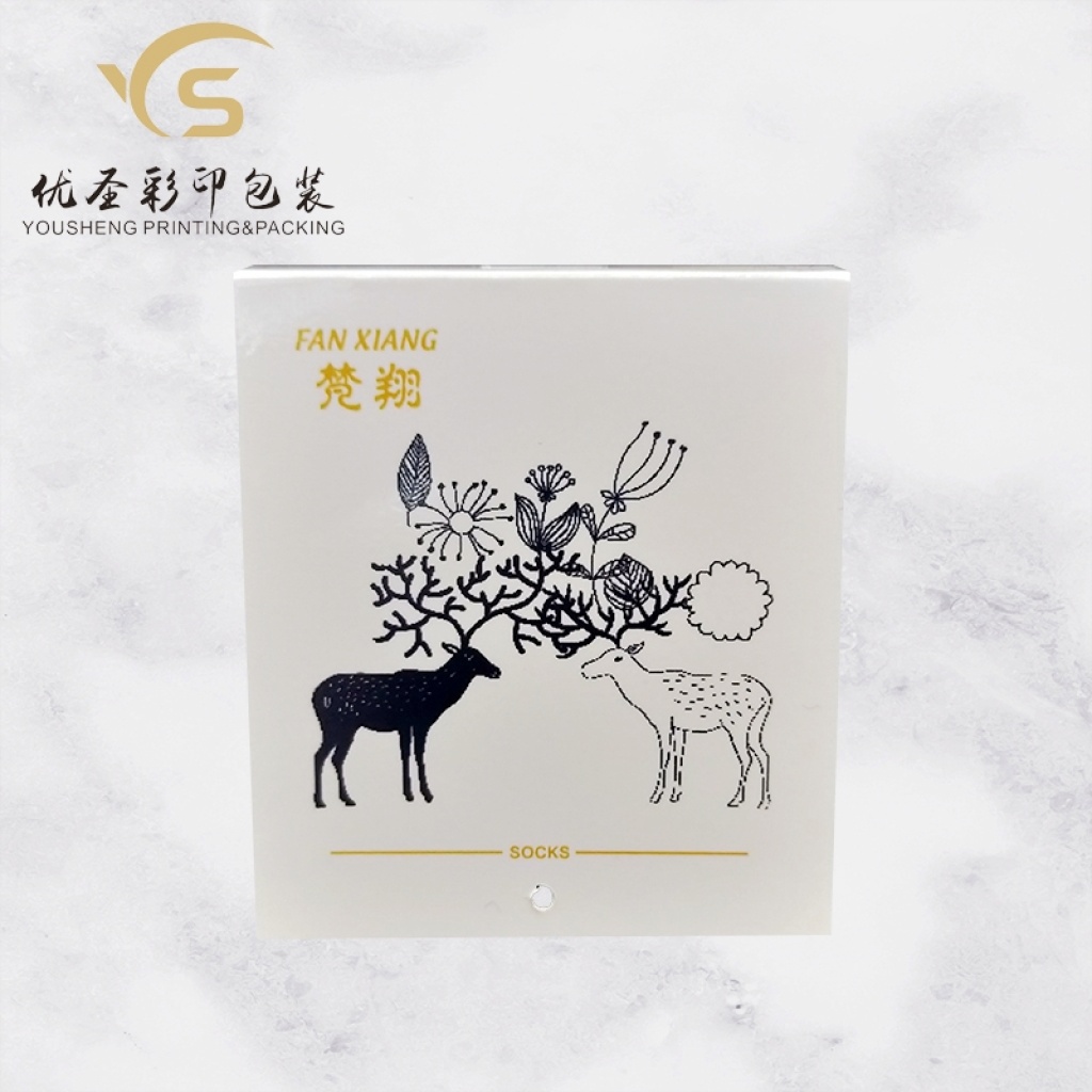 Yousheng Packaging Socks Card Head Socks Label Customization Socks Packaging Paper Card Tag Support Customization