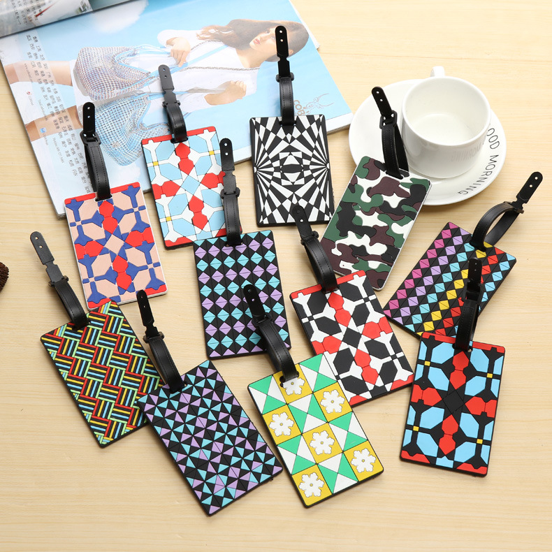 Customized Bags Luggage Tag Wholesale Soft Rubber Luggage Tag Hot Sale Personalized Fashion Boarding Pass Factory Wholesale