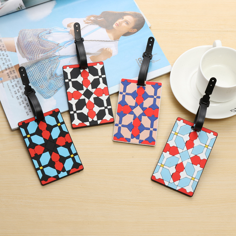 Customized Bags Luggage Tag Wholesale Soft Rubber Luggage Tag Hot Sale Personalized Fashion Boarding Pass Factory Wholesale