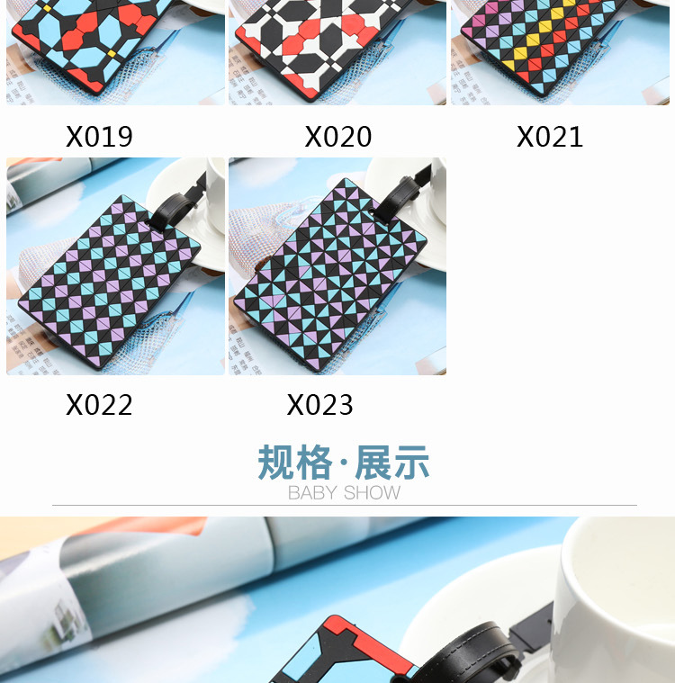Customized Bags Luggage Tag Wholesale Soft Rubber Luggage Tag Hot Sale Personalized Fashion Boarding Pass Factory Wholesale