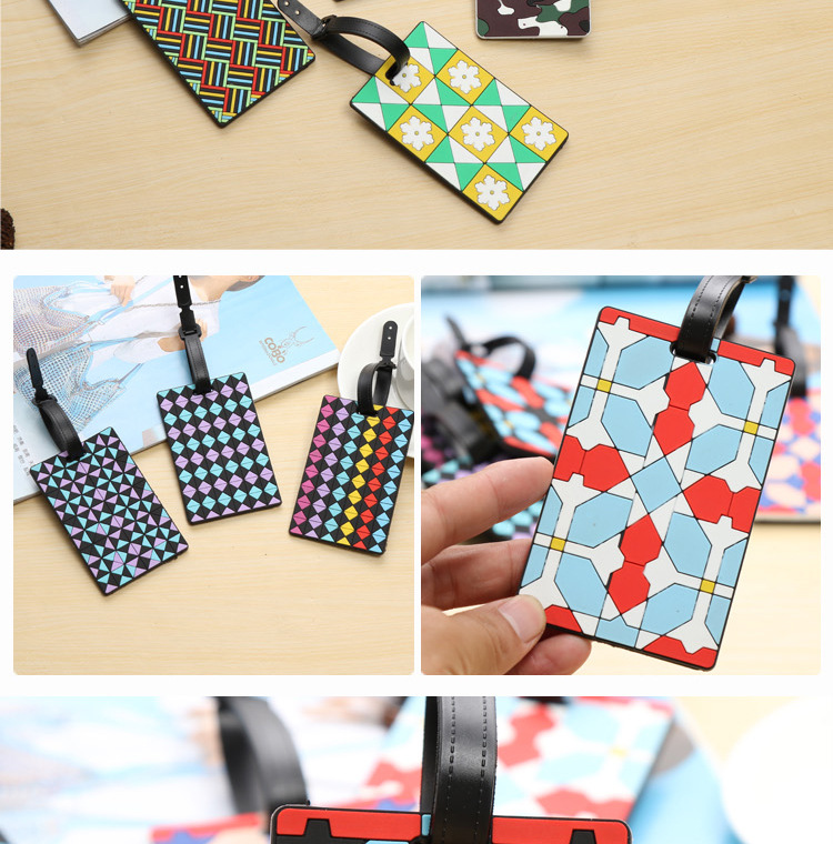 Customized Bags Luggage Tag Wholesale Soft Rubber Luggage Tag Hot Sale Personalized Fashion Boarding Pass Factory Wholesale