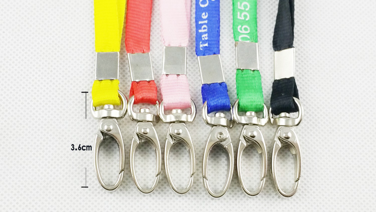 1cm Badge Lanyard Men&#039;s and Women&#039;s Work Factory Tag Lanyard Nylon Mobile Phone Lanyard