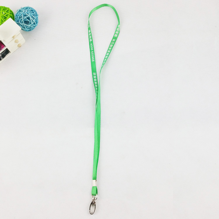 1cm Badge Lanyard Men's and Women's Work Factory Tag Lanyard Nylon Mobile Phone Lanyard