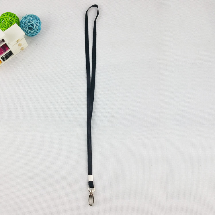 1cm Badge Lanyard Men's and Women's Work Factory Tag Lanyard Nylon Mobile Phone Lanyard