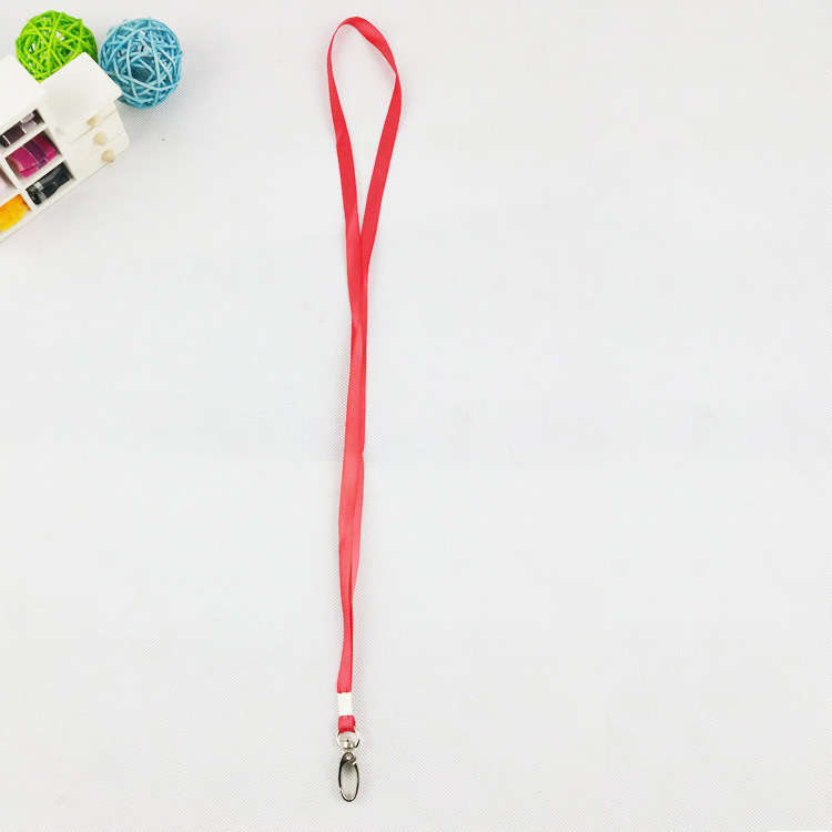 1cm Badge Lanyard Men's and Women's Work Factory Tag Lanyard Nylon Mobile Phone Lanyard