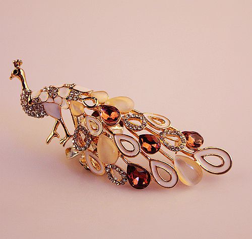 Boutique Luxury Color-Preserving Electroplating Ornament Silk Scarf Buckle Pin European and American Large Zircon Full Diamond Brooch Mixed Batch 10 Yuan Store