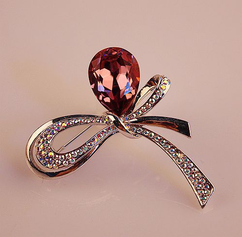 Boutique Luxury Color-Preserving Electroplating Ornament Silk Scarf Buckle Pin European and American Large Zircon Full Diamond Brooch Mixed Batch 10 Yuan Store