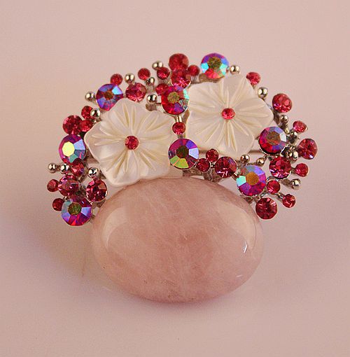 Boutique Luxury Color-Preserving Electroplating Ornament Silk Scarf Buckle Pin European and American Large Zircon Full Diamond Brooch Mixed Batch 10 Yuan Store